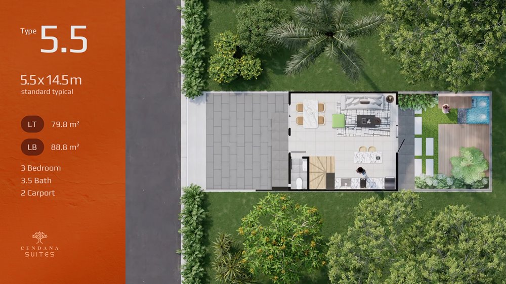 cendana suites at diponegoro tipe 5.5 standard