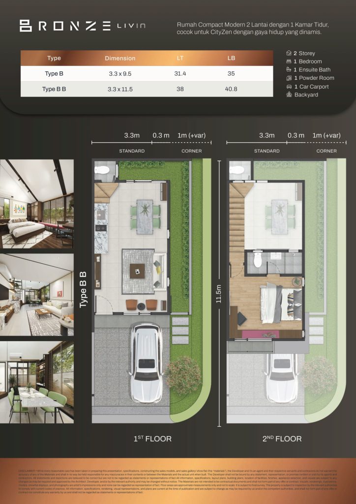 Bronze livin park serpong