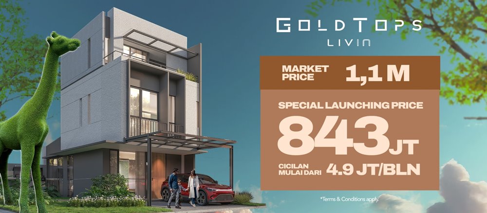 park serpong tahap 5 goldtops livin