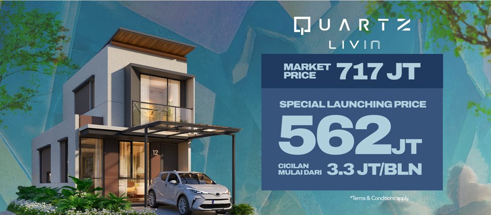 park serpong tahap 5 Quartz livin