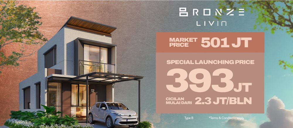 park serpong tahap 5 Bronze livin
