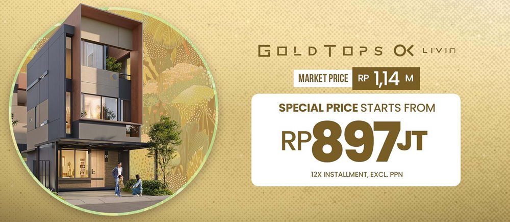 park serpong tipe goldtops alpha livin