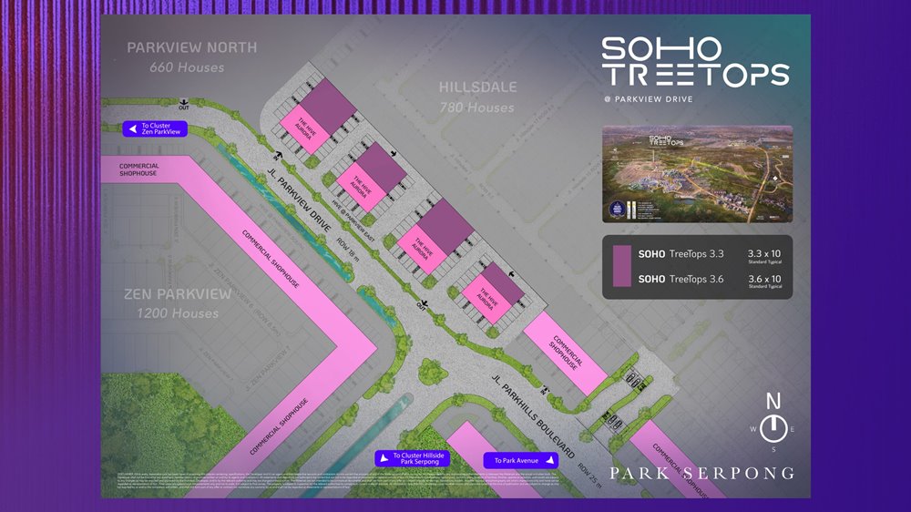Soho Treetops siteplan